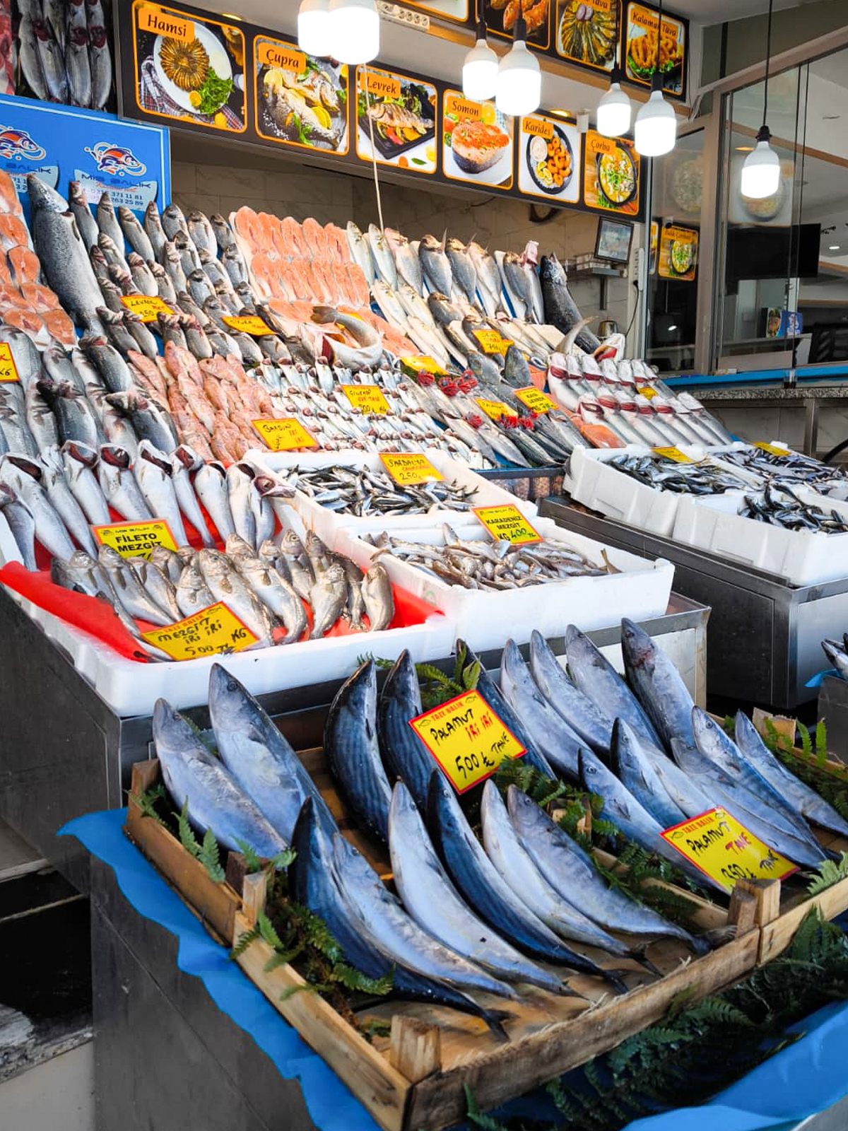 Çiğ Balık Tezgahımız